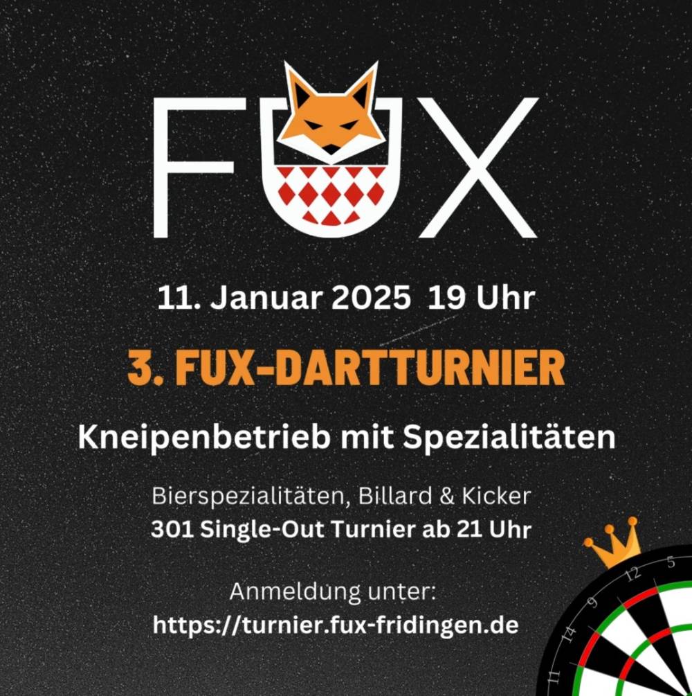 3. FUX-Dartturnier