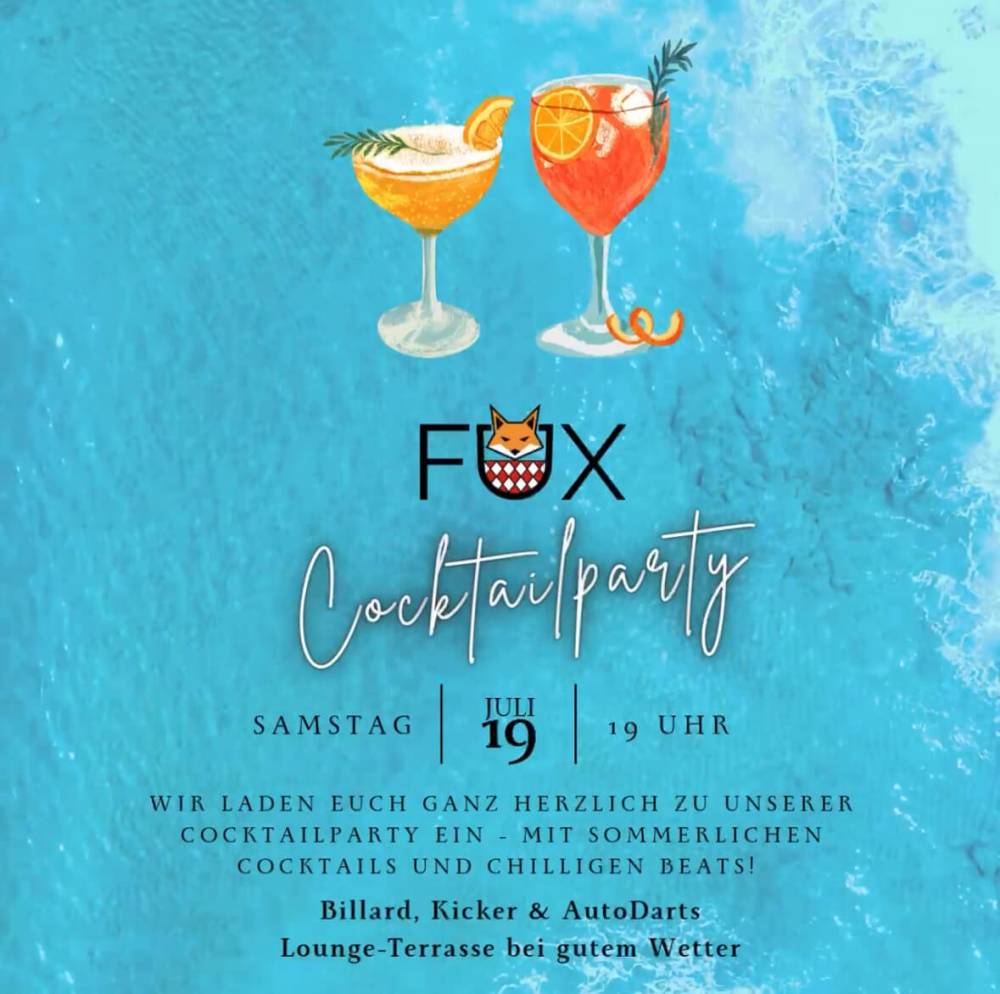 Cocktailparty im FUX 2025